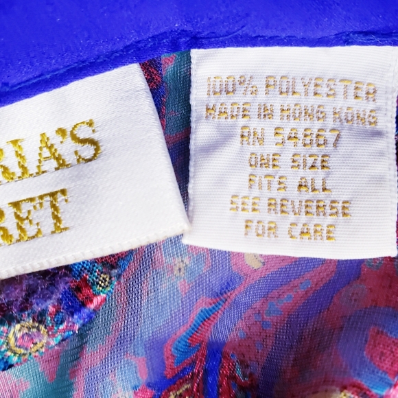 Vintage Victoria Secret Sheer Floral Robe OSFA - Picture 7 of 14